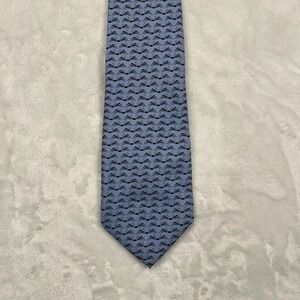 VINEYARD VINES BLUE SILK MEN'S Neck Tie W:3.75" BY L:58" Spider Look Print